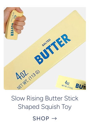 Slow Rising Butter Stick Shaped Squish Toy