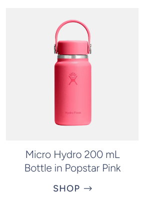 Micro Hydro 200 mL Bottle in Popstar Pink