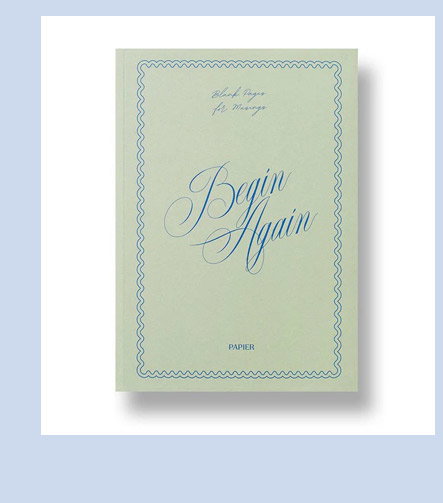 Begin Again A5 Softcover Lined Notebook