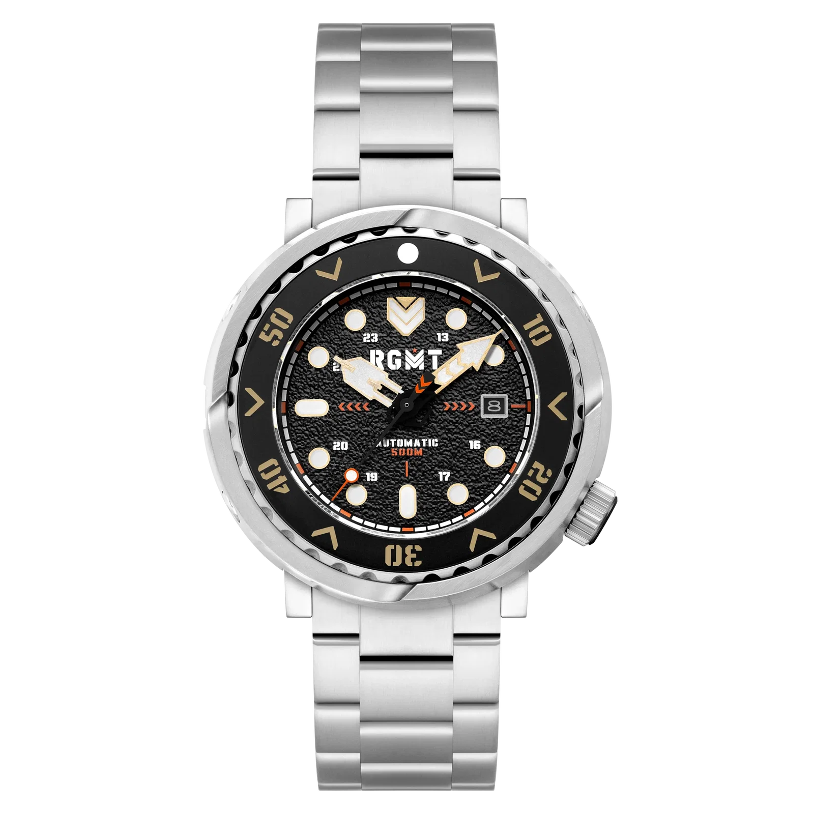 Image of RGMT Men's 48mm Zumwalt Automatic Date Bracelet Watch