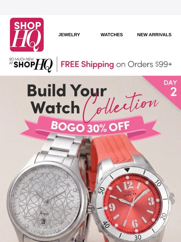 ⏱️ Buy a Watch, Get a Watch 30% Off!