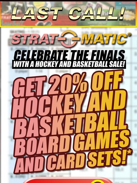 LAST CALL For This Huge Hockey And Basketball Sale!