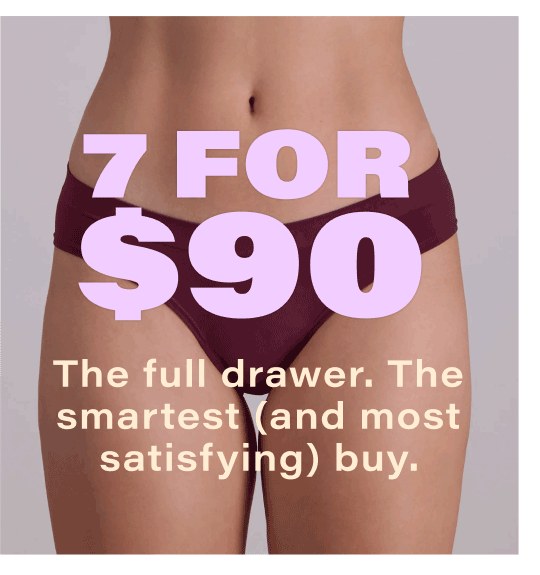 Womens Briefs 3 for $45 Shop Now