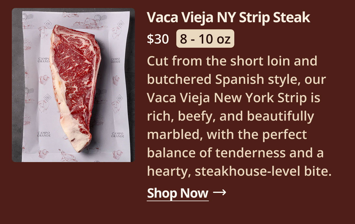 Vaca Vieja NY Strip Steak