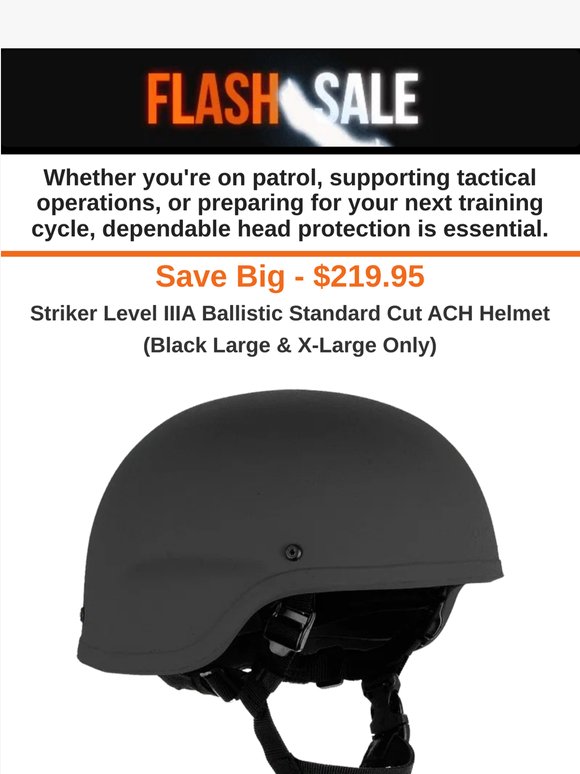 $219.95 for a USA Made Level IIIA ACH Ballistic Helmet💥🔥