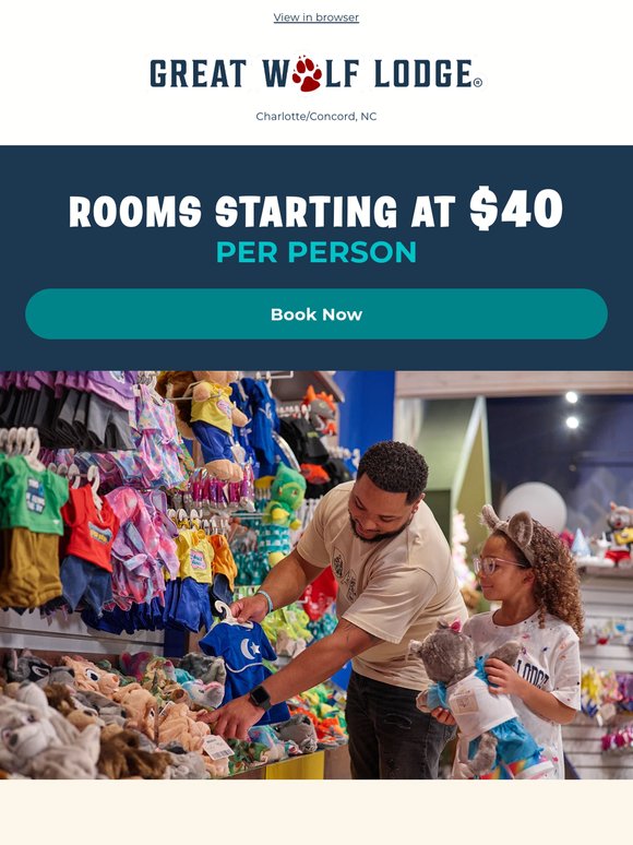 —, from just $40/person you can go full splash mode