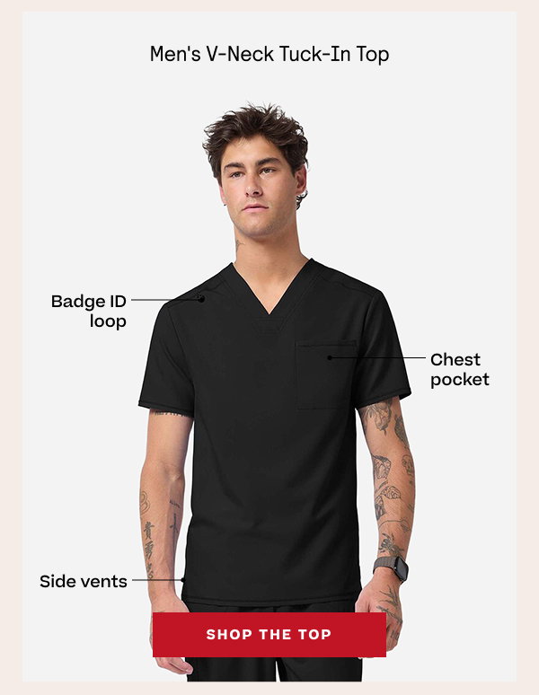 SHOP THE MEN'S V-NECK TOP