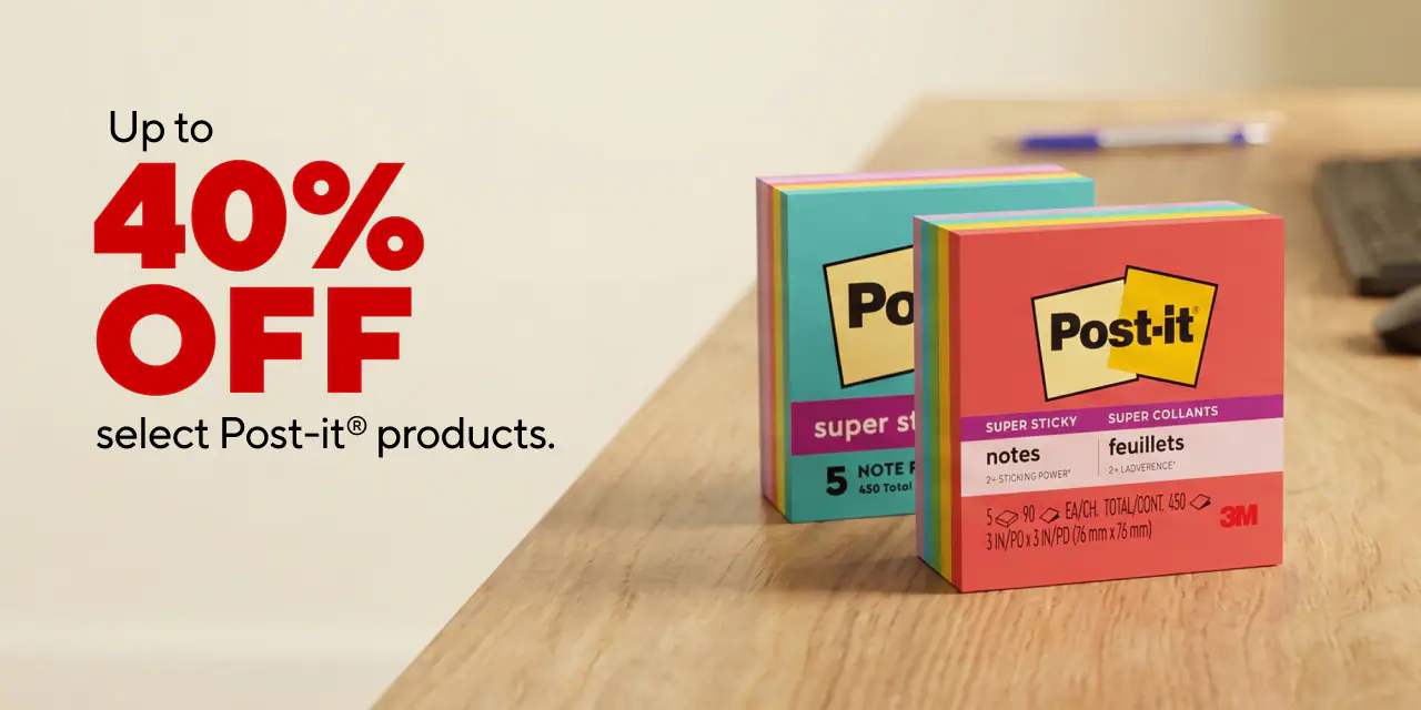 Select Post-Its up to 40% off