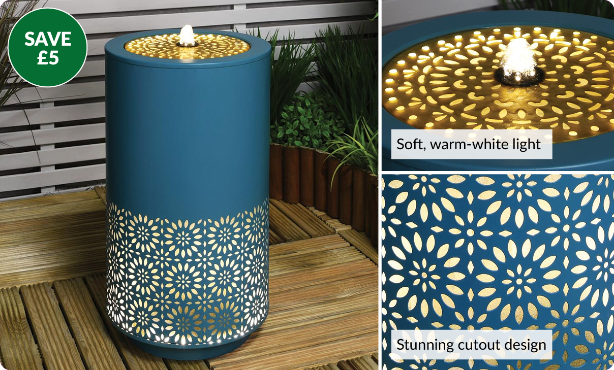 Save £5. Soft, warm light with stunning cut-out design