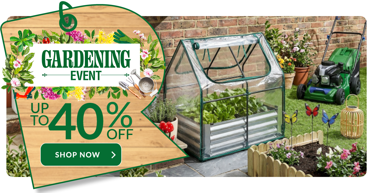 Gardening event - up to 40% off