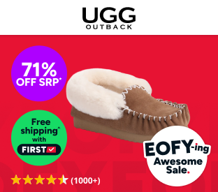 UGG Outback Premium Australian Sheepskin Moccasin Slipper Product Image