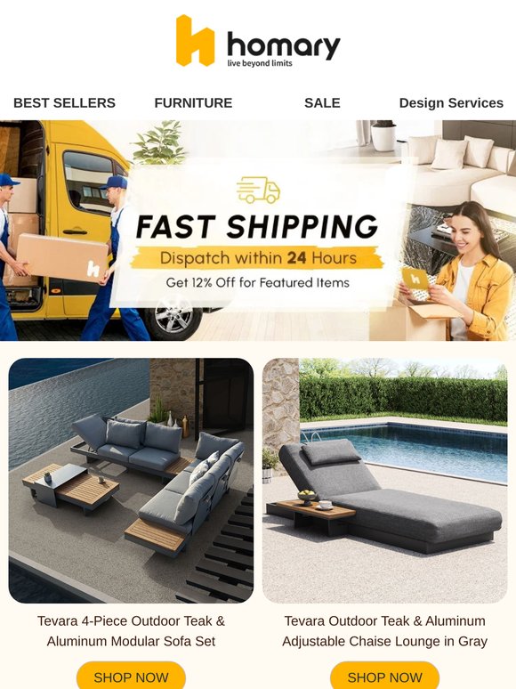 ⏳Get It Fast — Handpicked Furniture Delivered in 7 Days