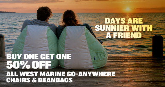 Buy One Get One 50% OFF All West Marine Go-Anywhere Chairs & Beanbags