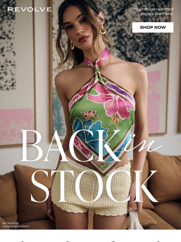 The Floral Scarf Top Everyone Wants Is BACK