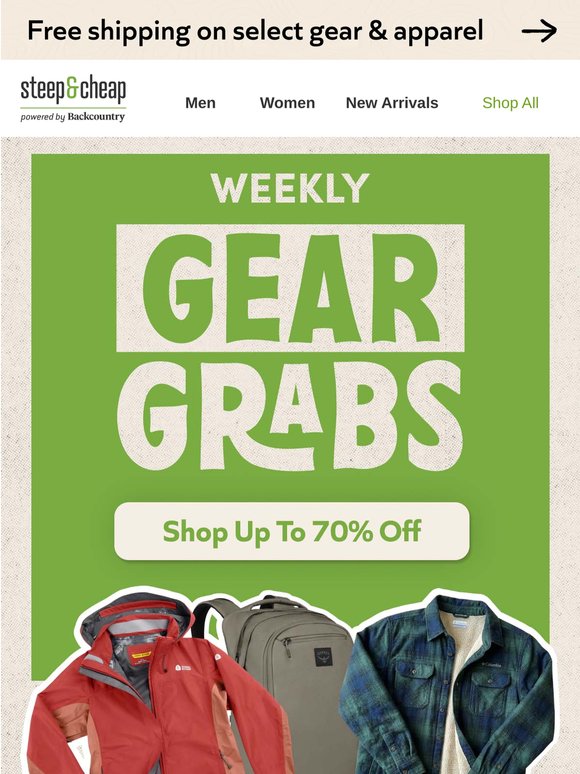🚨 Clearance prices, up to 70% off