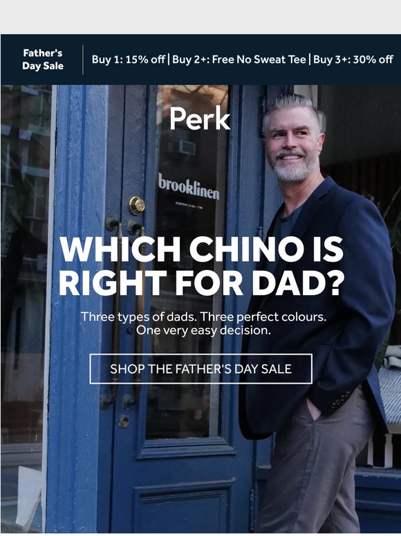 Three Types of Dads. One Perfect Gift.