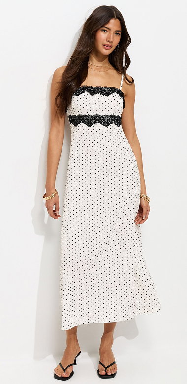 Cream Pointelle Knit Racer Vest