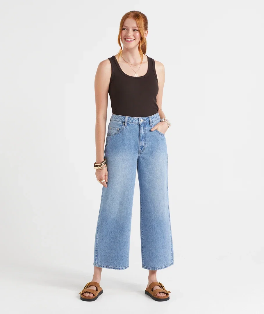 GIGI HIGH RISE CLASSIC CULOTTE JEAN