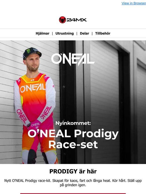 Nytt race-kit från O'NEAL. Bevisat när det verkligen gäller.