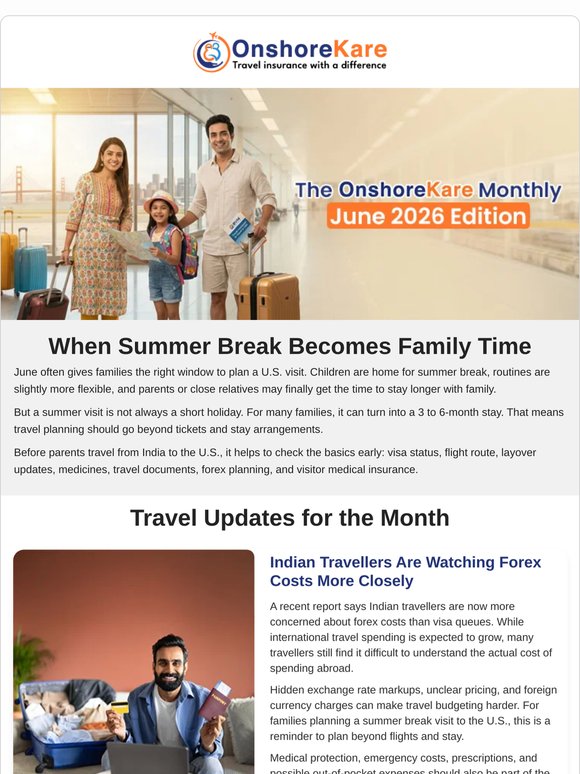 Planning a USA visit for your parents this summer break? Here’s what to check before they travel.