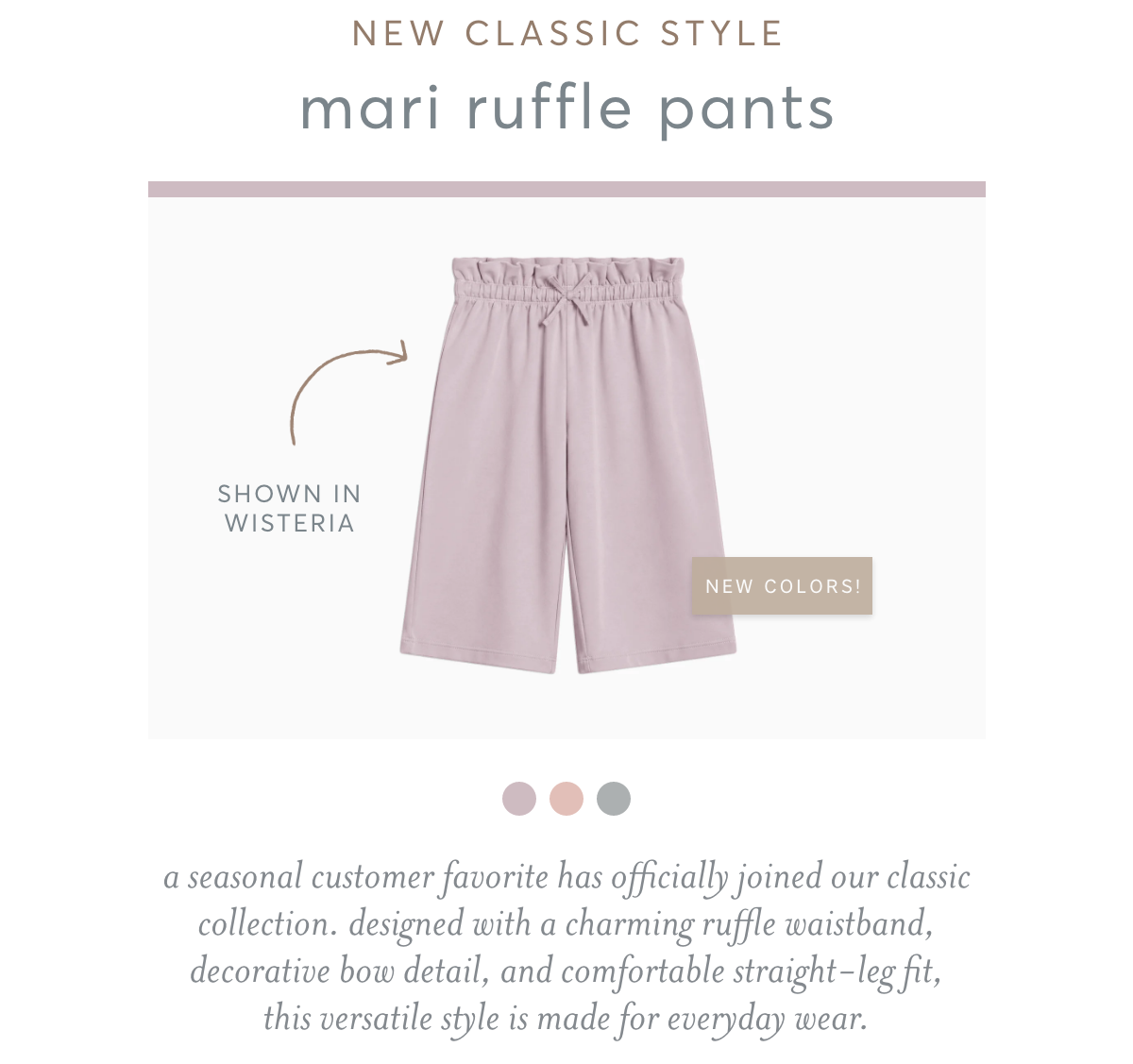 Shop the Mari Ruffle Pants