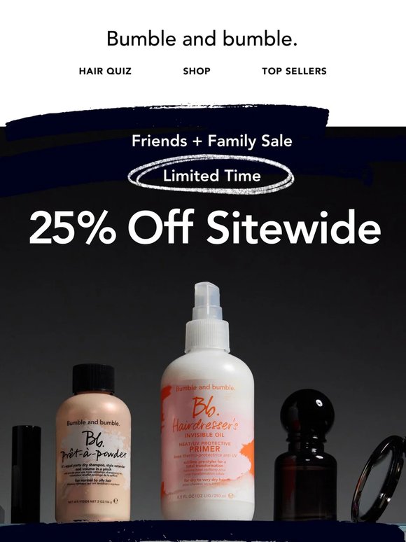 25% off everything is your sign to hit check out on your cart.