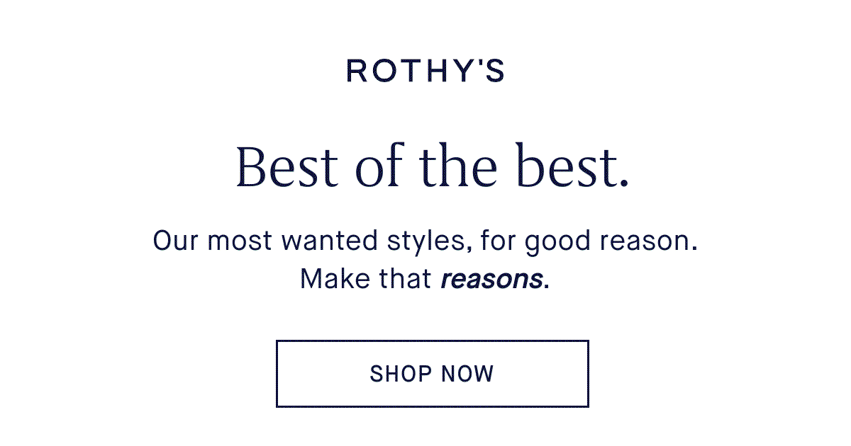 Best of the best. SHOP NOW