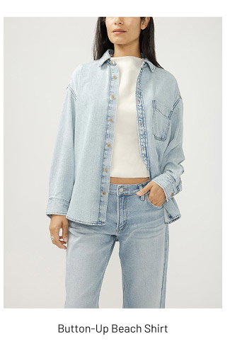 Button-Up Beach Shirt