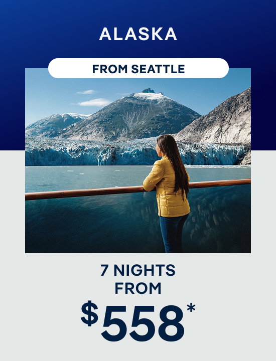 Alaska– 7 Nights From Seattle – Click to View Cruises & Book Now