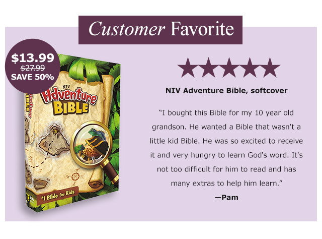 Customer Favorite | NIV Adventure Bible 