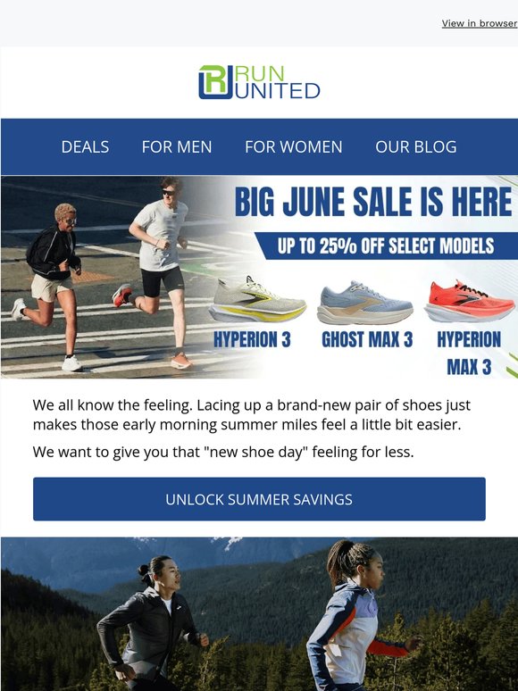 Brooks Big June Sale is Here!