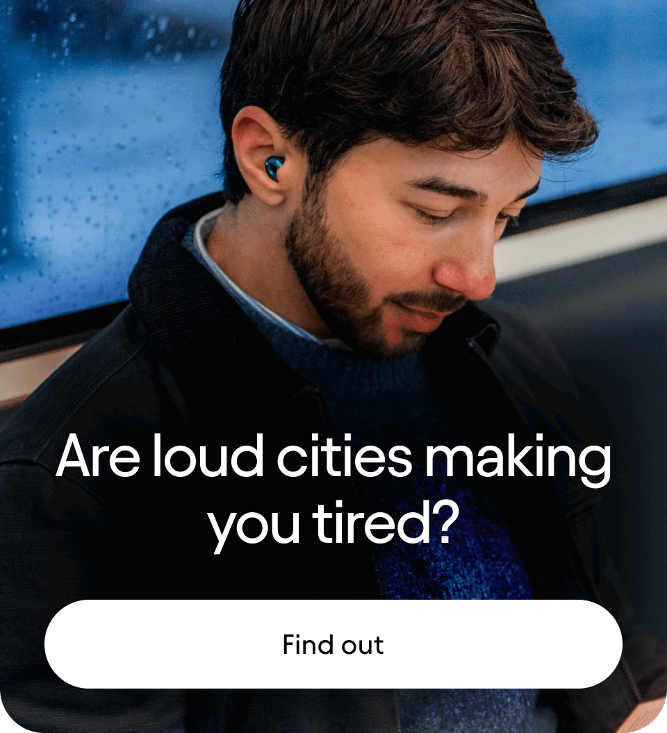 Are loud cities making your tired?