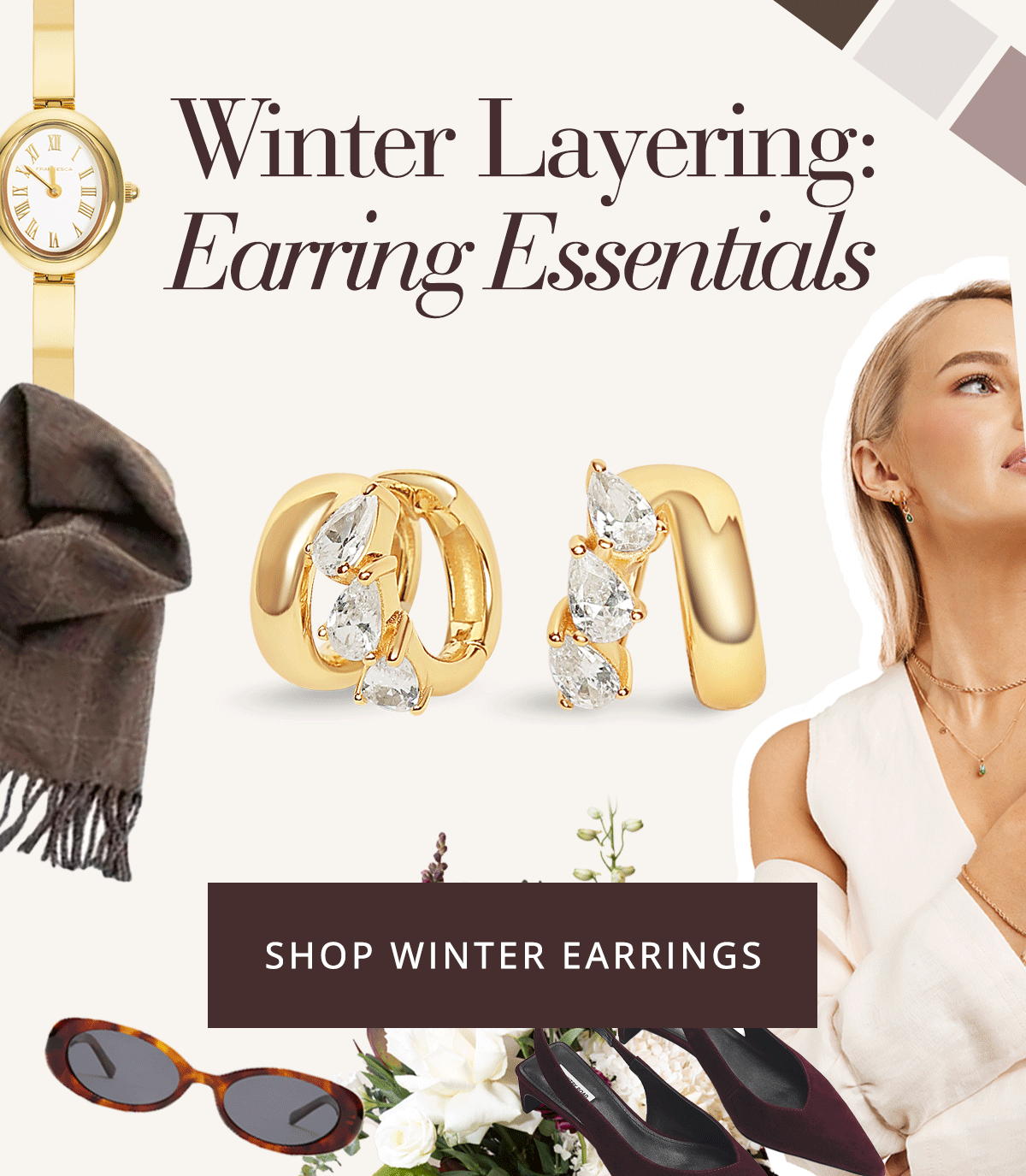 Winter Layering: Earring Essentials