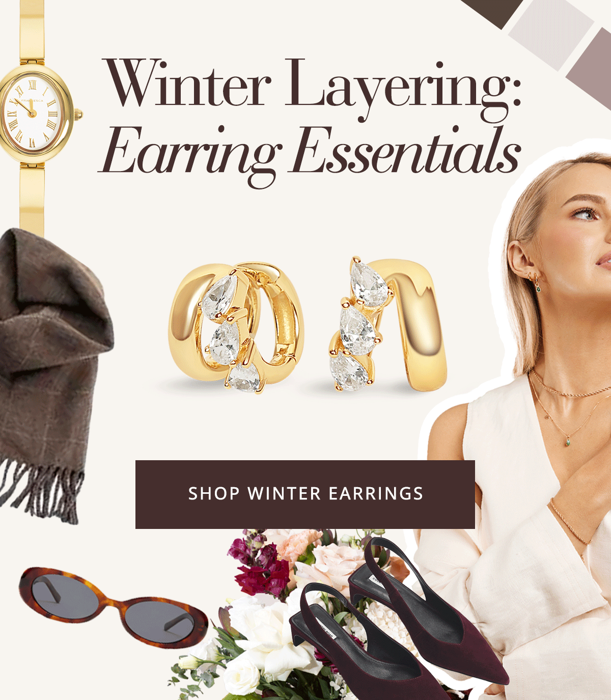 Winter Layering: Earring Essentials