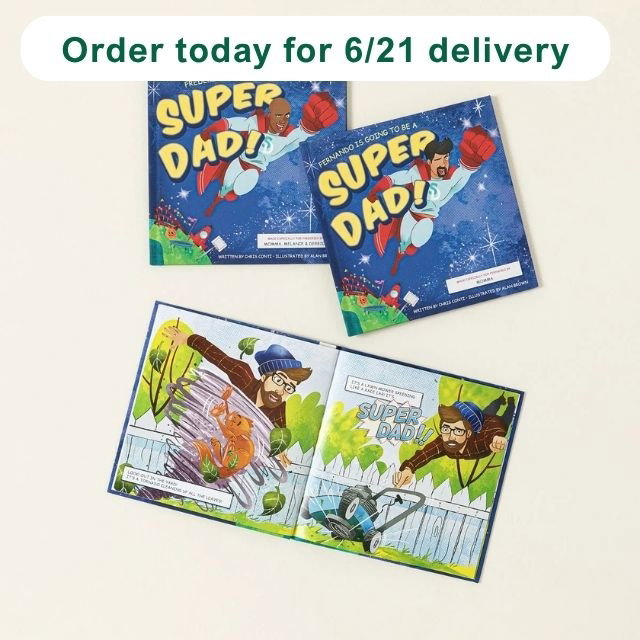 Custom Super Dad Book