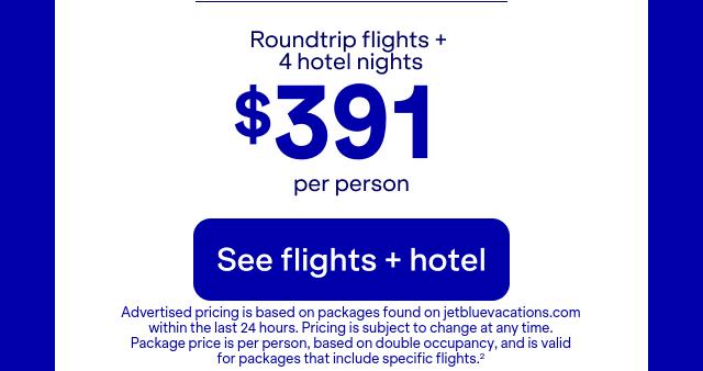 Roundtrip flights + 2 hotel nights from JFK to PWM. Terms apply(2).