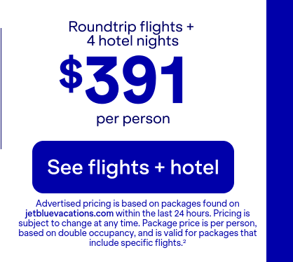Roundtrip flights + 2 hotel nights from JFK to PWM. Terms apply(2).