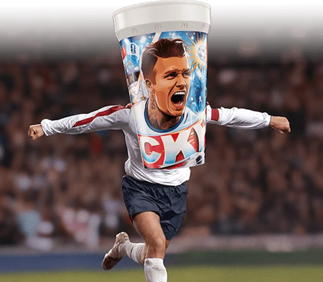 The David Beckham collectible cup
