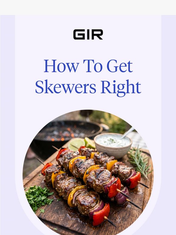 If your skewers are too dry every time: read this