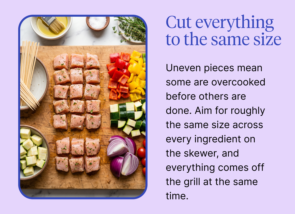 Cut everything to the same size