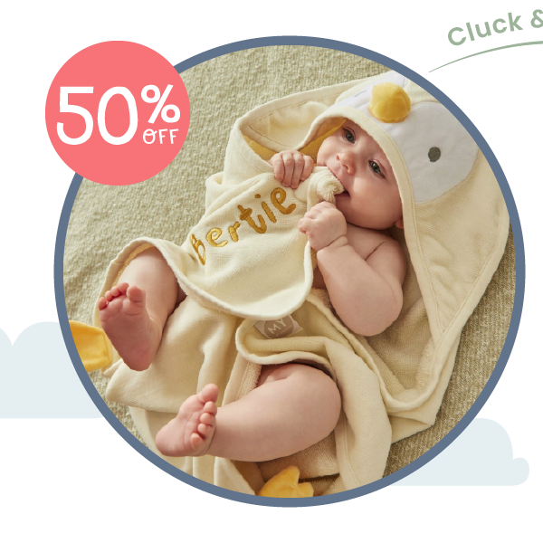 Personalised Chick Hooded Towel