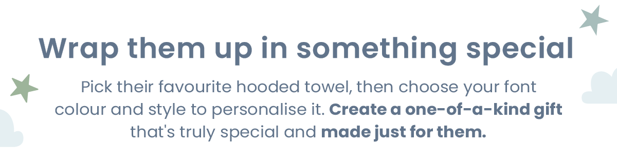 'Wrap them up in something special'