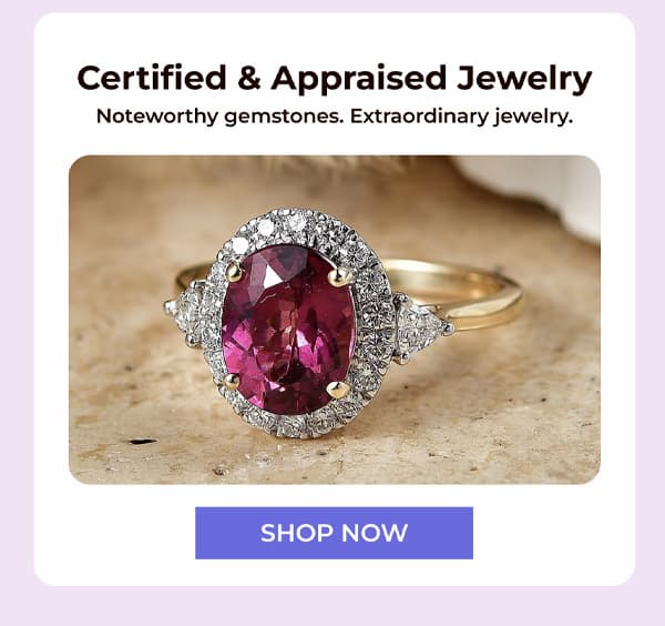 Certified & Appraised Jewelry