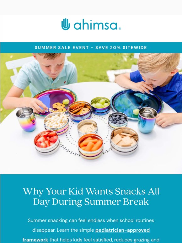 The Real Reason Summer Turns Kids Into Snack Machines