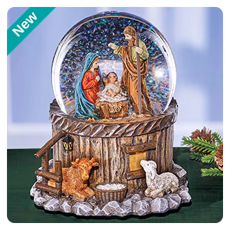 Nativity Snow Globe