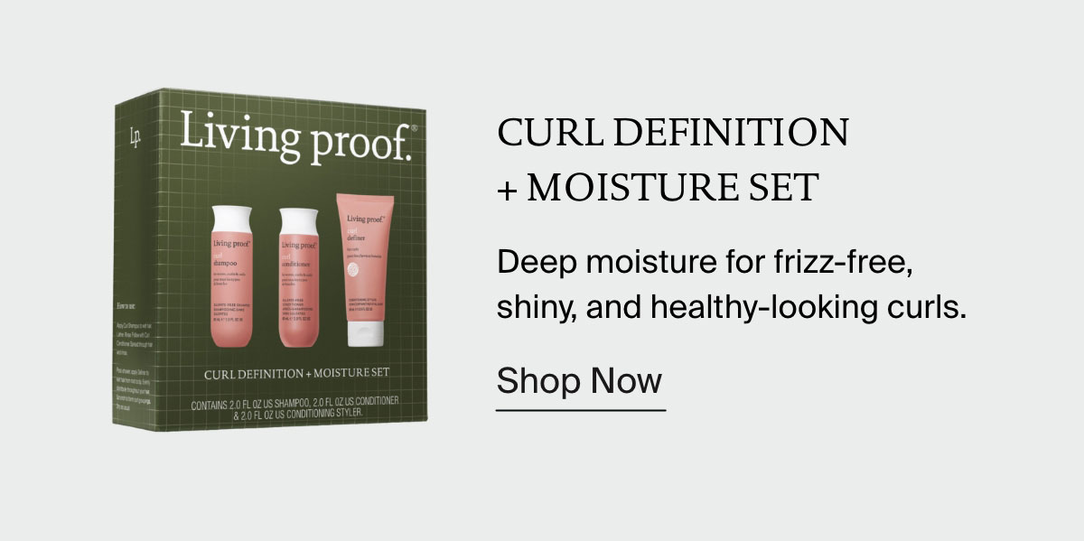 Curl Definition + Moisture Set | Deep moisture for frizz-free, shiny, and healthy-looking curls. | Shop Now