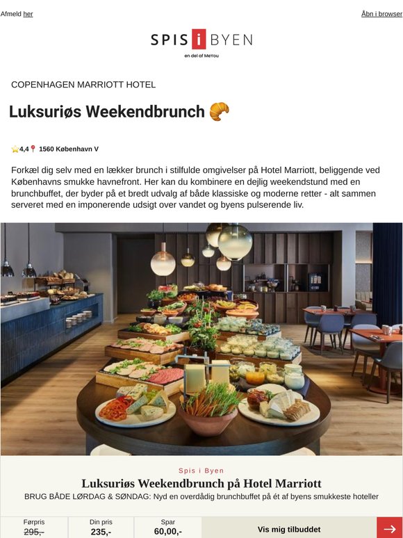 SNART UDSOLGT: Luksus-brunch på Marriott ❣️