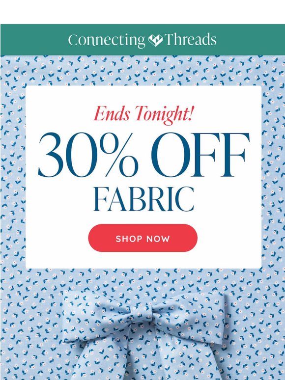 Final Hours on the Summer Fabric Sale