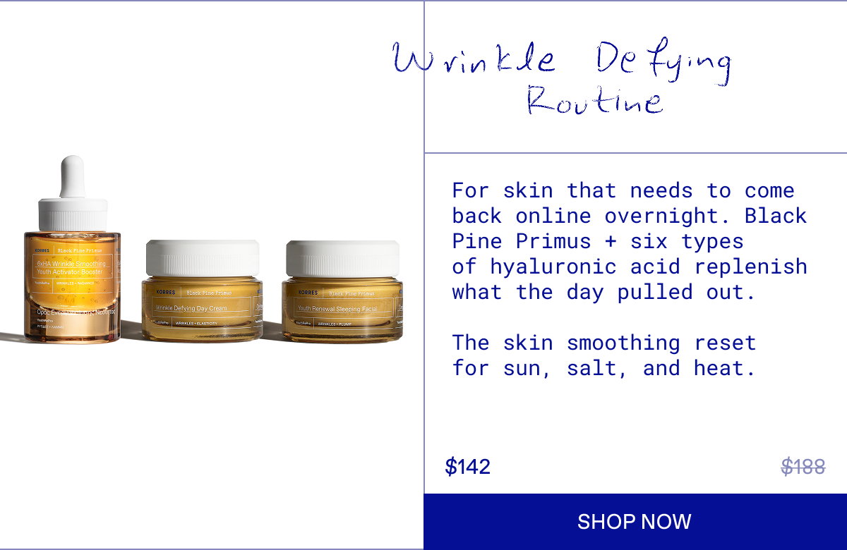 Wrinkle Defying Routine