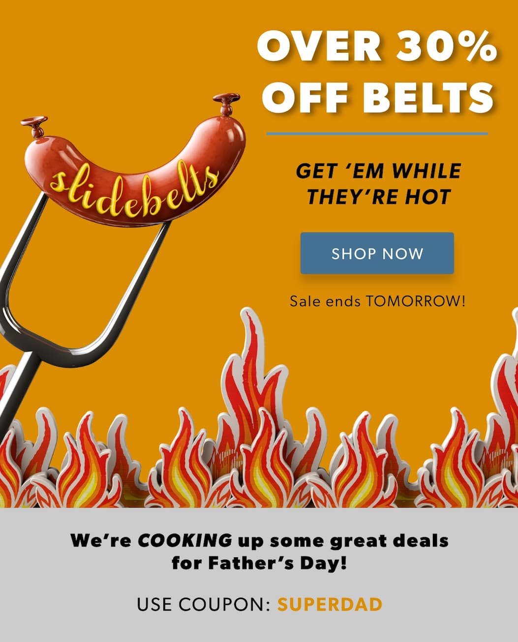We're COOKING up some hot deals for Father's Day!